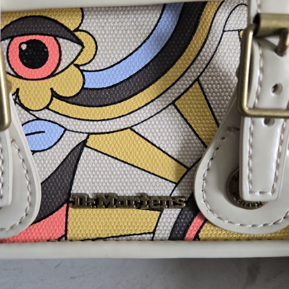 NWT. Dr. Martens Multicolor Retro Pattern Mini Satchel Bag - - Picture 5 of 7